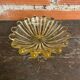Vintage Murano Yellow Blown Glass Bowl #D527
