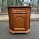 Wooden corner TV cabinet in solid wood, Louis XIV style.