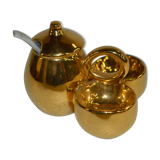 golden LIMOGES porcelain pepper shaker