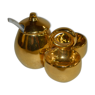 golden LIMOGES porcelain pepper shaker