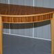 Paire de tables console demilune Bevan Funnell Phoenix en bois de zebrano