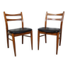 Paire de chaises scandinave