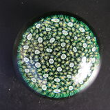 Murano millefiori paperweight sulphide