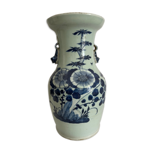 Vase balustre en grès