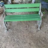Antique Coalbrookdale style bench