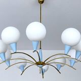 Vintage chandelier italy, 50s