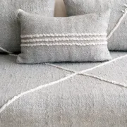 Light grey Moroccan floor sofa cover