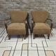 Paire de fauteuils 1960 vintage