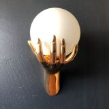Bronze hand sconces, maison Arlus