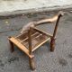 Hand-carved African chair from Ivory Coast