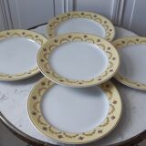 Set of 5 flat plates Luneville model Monaco