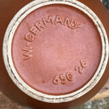 Vase w.germany 650-26 vintage fawn ceramic