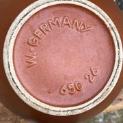 Vase w.germany 650-26  céramique fauve vintage