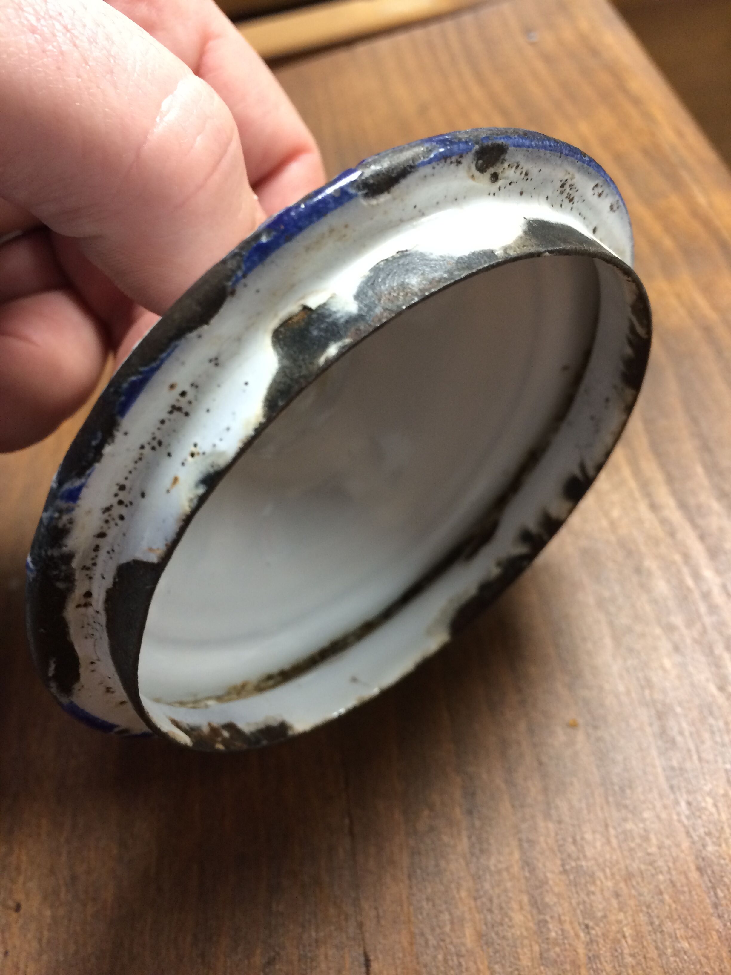 Enamelled kitchen coffee maker, ladle holder, spice jars set