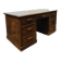 Bureau plat a caisson en acajou en bois d'acajou XX siècle
