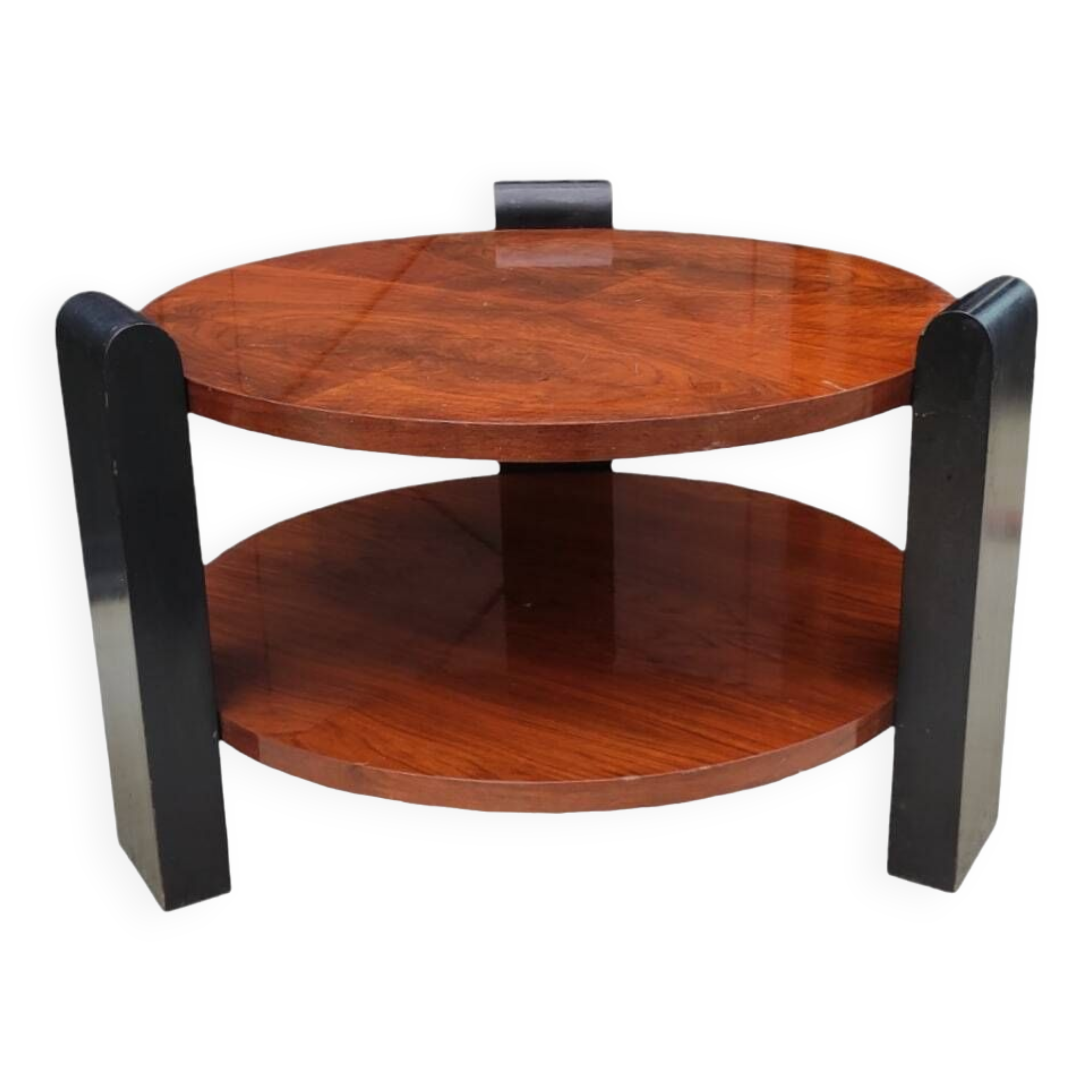 Old Art Deco pedestal coffee table