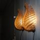 Pair of Murano glass wall lights by Toso & Barovier, 1960
