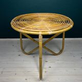 Vintage bamboo coffee table, Italy, 1960s