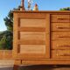Buffet vintage pieds compas René Gabriel