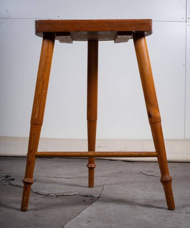 Tabourets d'Artiste en Pin, Âge d'Or, Danemark, 1850s, Set de 2