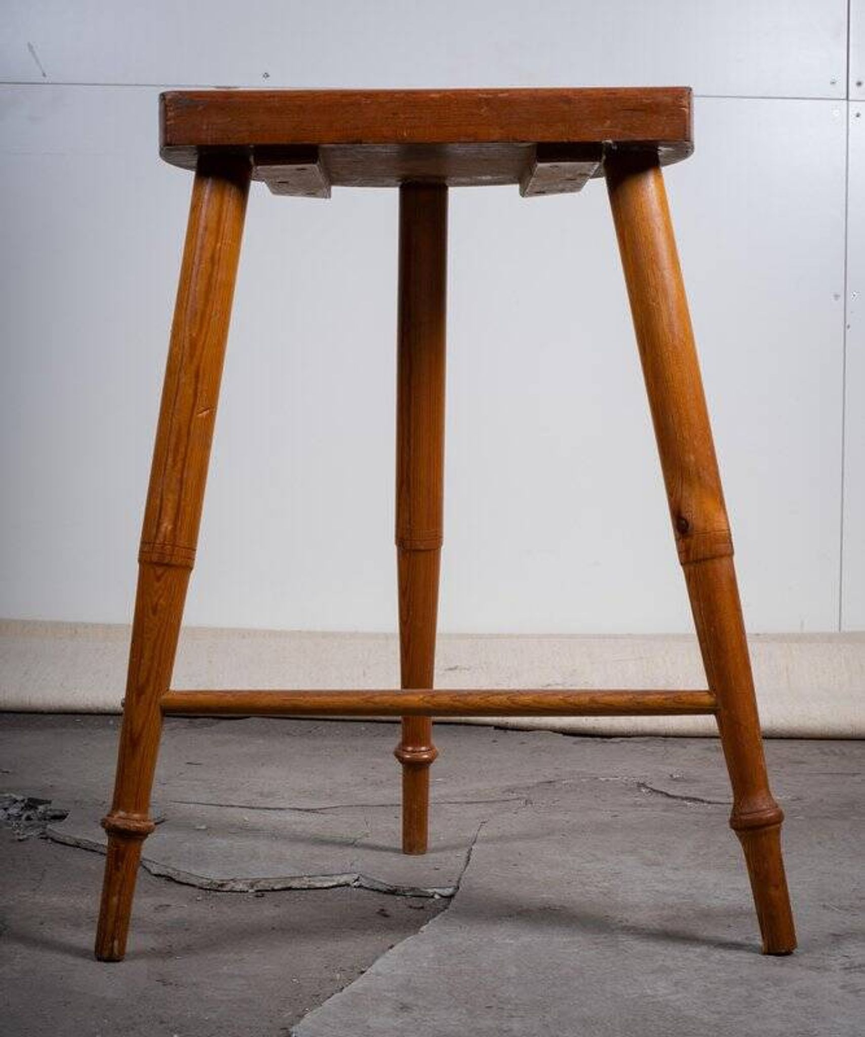 Tabourets d'Artiste en Pin, Âge d'Or, Danemark, 1850s, Set de 2