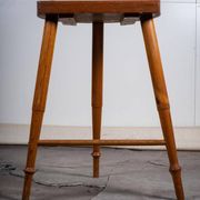 Tabourets d'Artiste en Pin, Âge d'Or, Danemark, 1850s, Set de 2