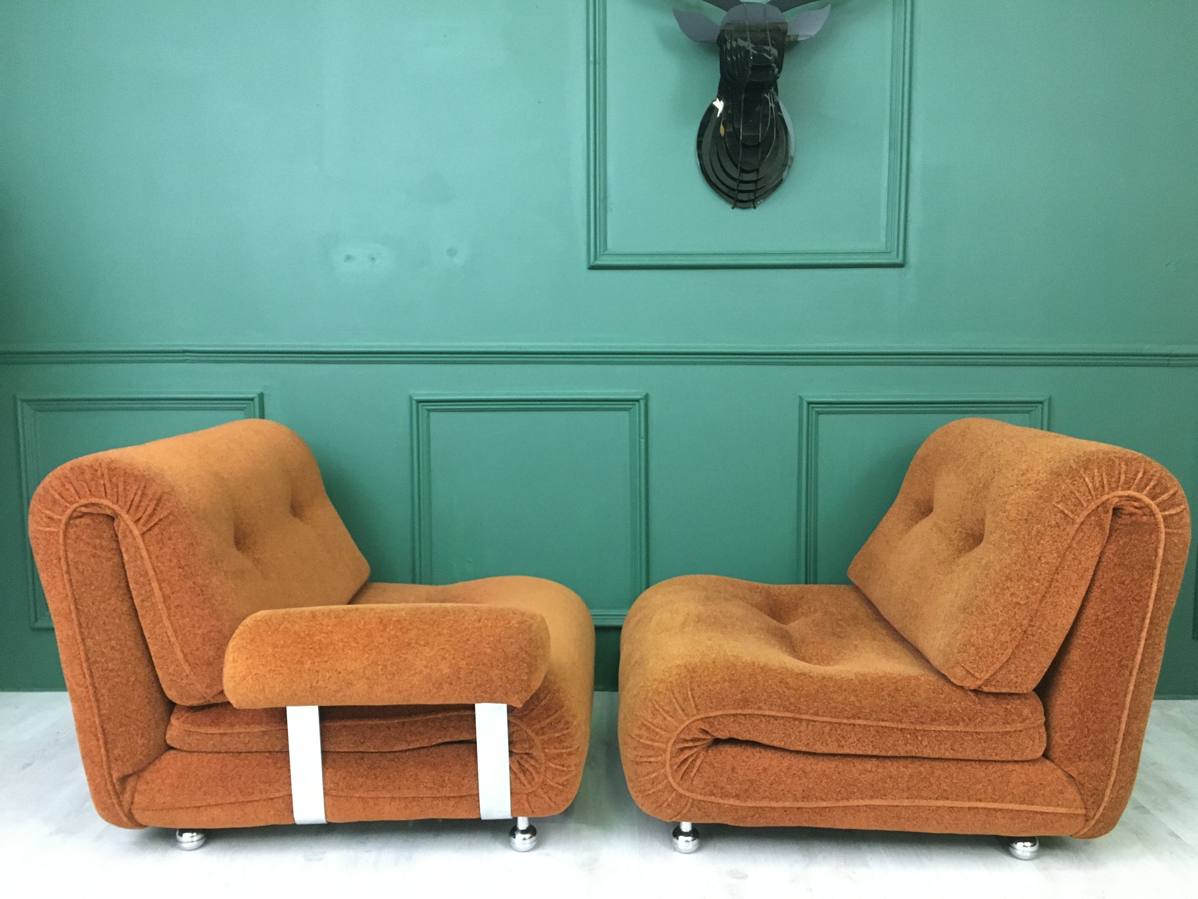 G-Plan vintage retro mid century corner modular 5 seater sofa suite by Km Wilkins