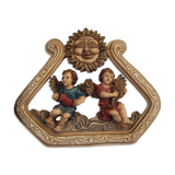 Very realistic angel figurines in resin, signed and handmade in Italy.