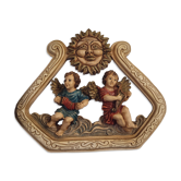 Very realistic angel figurines in resin, signed and handmade in Italy.