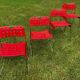 Set of 9 stacking chairs, Omstak model by Rodney Kinsman for Bieffeplast, 1960