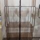 Smoked plexiglass bookshelf