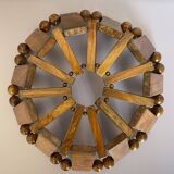 Teak fruit basket