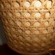 Wicker rattan bedside lamp 1960