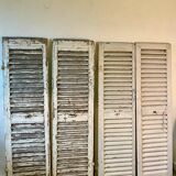 4 patinated shutters
