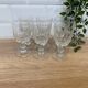 Set of 6 Luminarc Lance white wine glasses