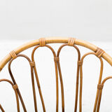 Rattan side chair, Dutch design, 1950’s
