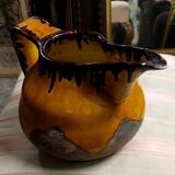 Glazed ceramic pitcher by Zaccagnini, 1930s