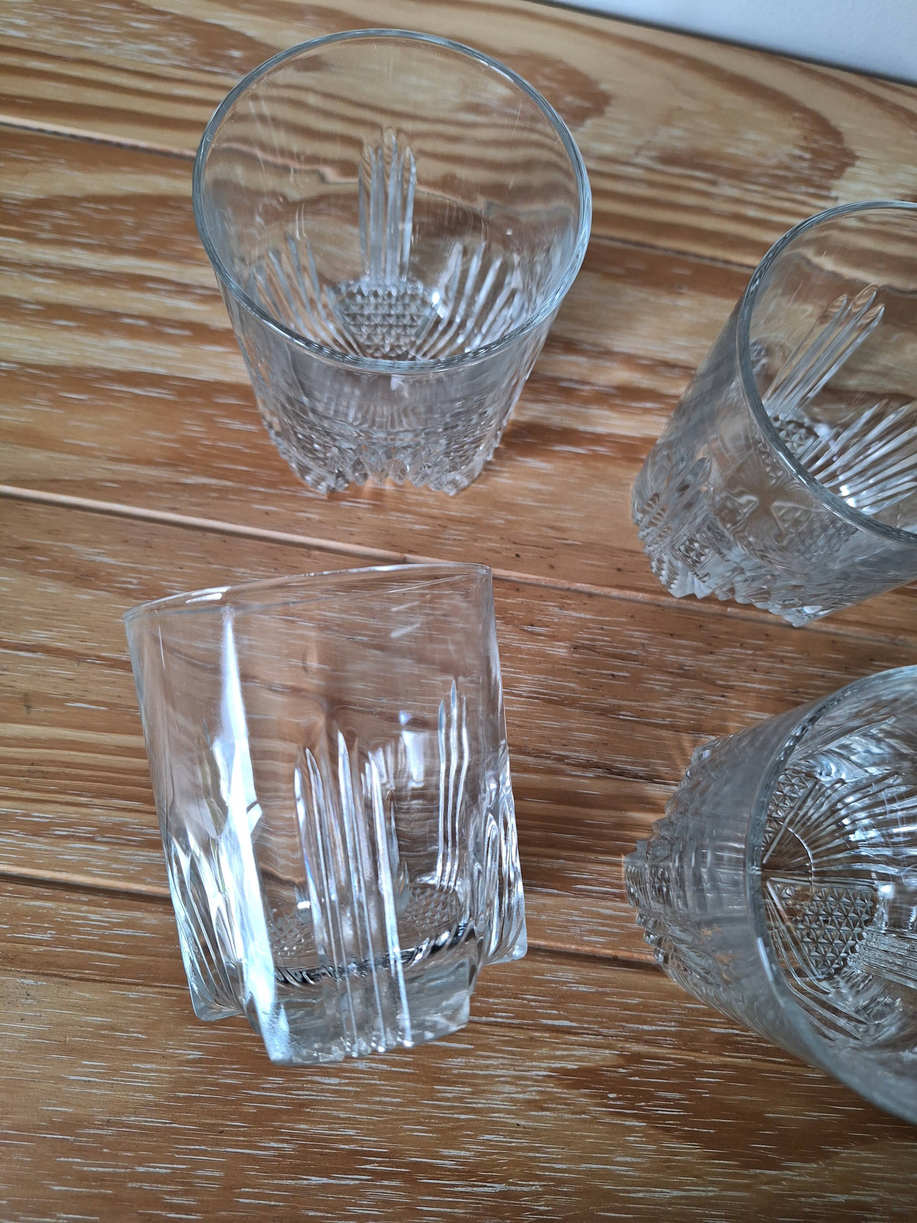 Art Deco whisky glasses