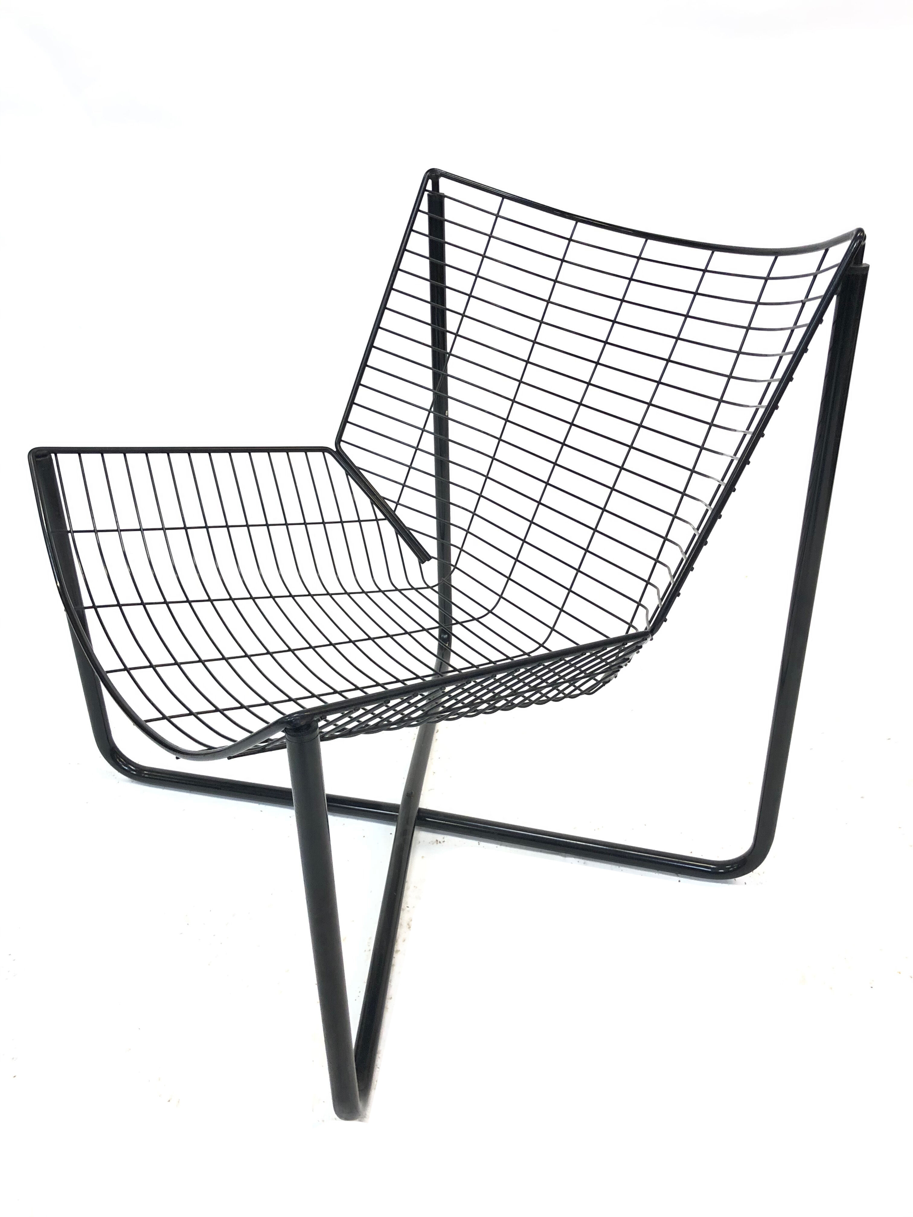Fauteuil Ikea Jarpen Wire Chair vintage Niels Gammelgaard