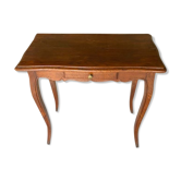 Solid oak desk with a Louis XV 1900 style drawer