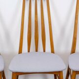 Set of 6 eva vintage chairs in Teak Niels Koefoe Hornslet Midcentury 60s