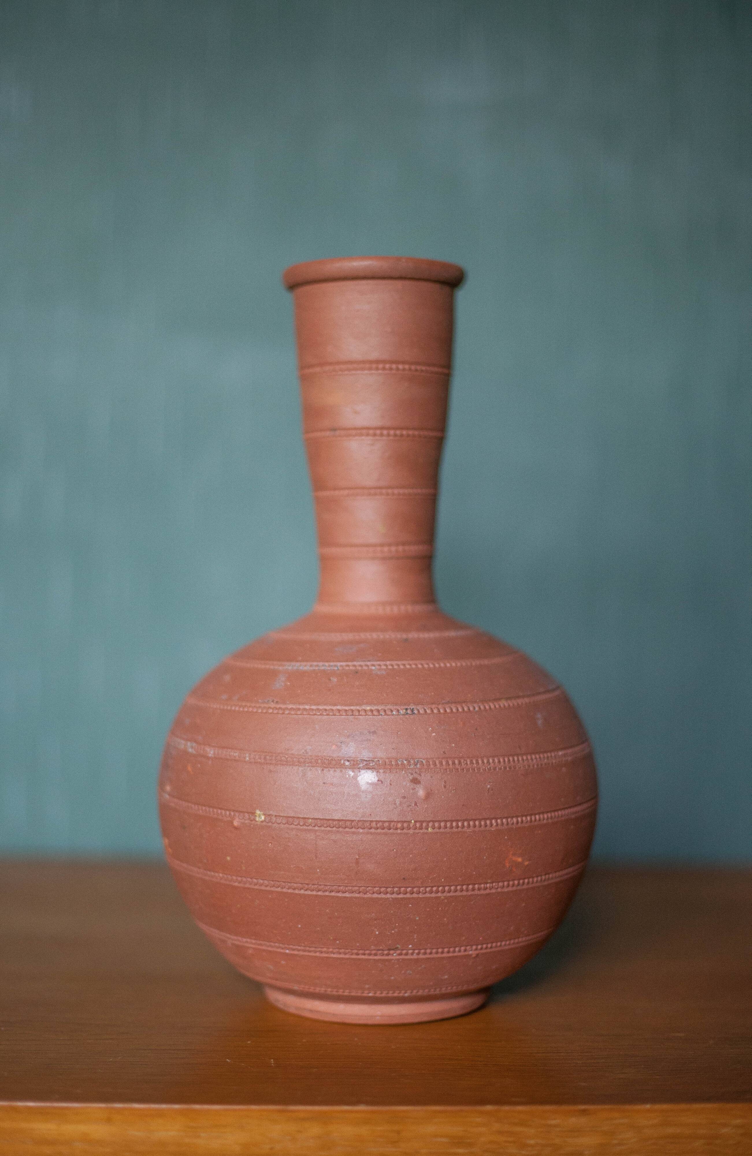 Vintage terracotta vase