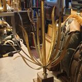 Vintage leafy décor lamp