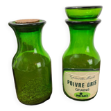 Glass spice jars
