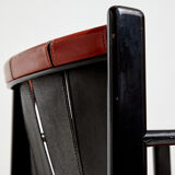 Leather armchair