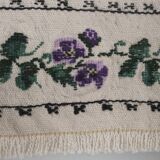 Vintage Turkish rug from Oushak, hand-woven 115x144 cm