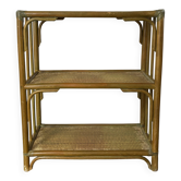 Rattan shelf