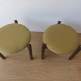 Modernist stools from the 1970s set of 2