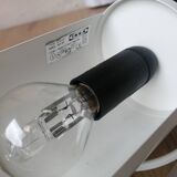 White metal wall lamp, Ikea 80s