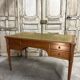 Louis XVI style flat desk in cherry wood from around 1960.